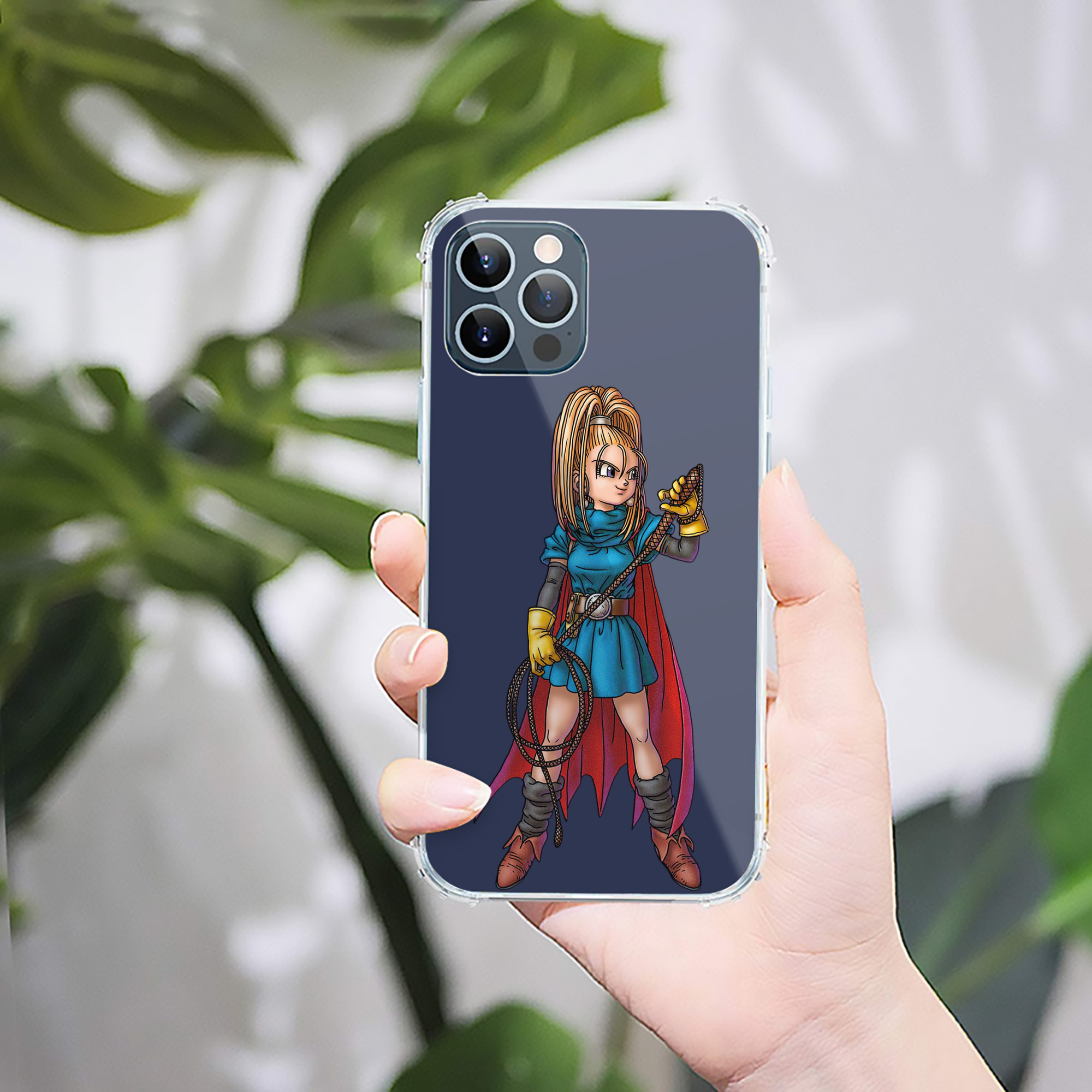 （画像用） ドラゴンクエスト Doragon Kuesuto Dragon Quest 【iPhone 12シリーズ対応】透明スマホケース（クリアソフトケース）